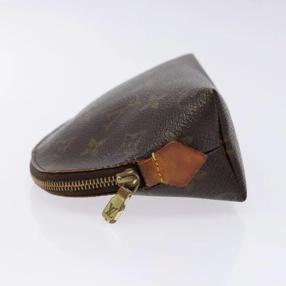 LOUIS VUITTON Monogram Pochette Cosmetic PM Pouch M43998 LV Auth BA5190 - Picture 3 of 16